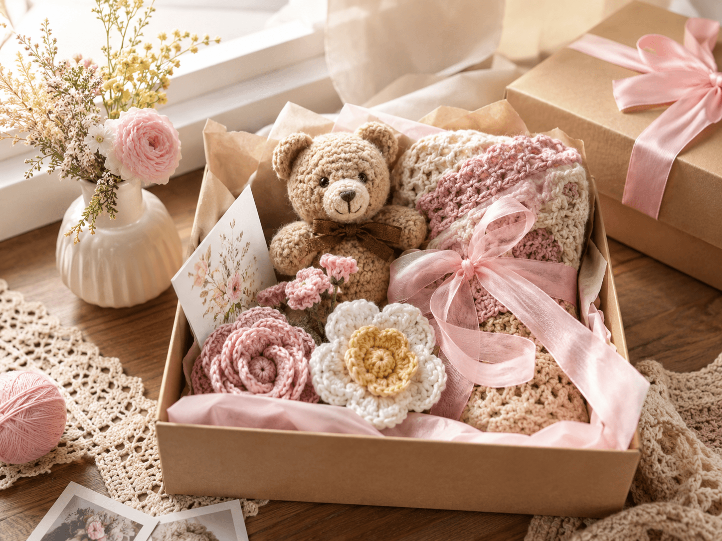 Đồ len handmade dễ thương dùng làm quà tặng